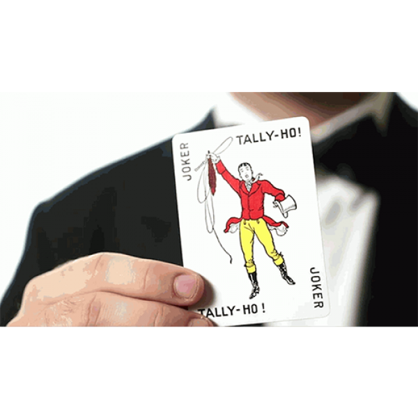 Mazzo di Carte White Tally Ho (Fan Back) Playing Cards