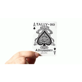 Mazzo di Carte White Tally Ho (Fan Back) Playing Cards