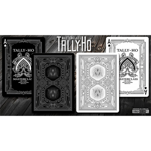 Mazzo di Carte Tally Ho Masterclass (Black) Playing Cards