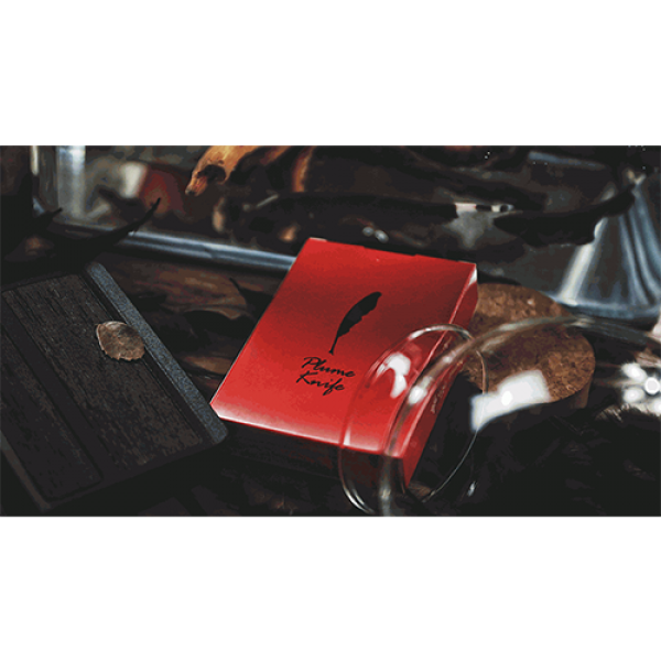Mazzo di carte Plume Knife Playing Card (Rosso)