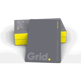 Mazzo di Carte Grid Typographic Playing Cards