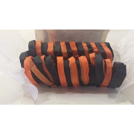 Carnival Streamer Halloween (Orange and Black) by Ra Magic