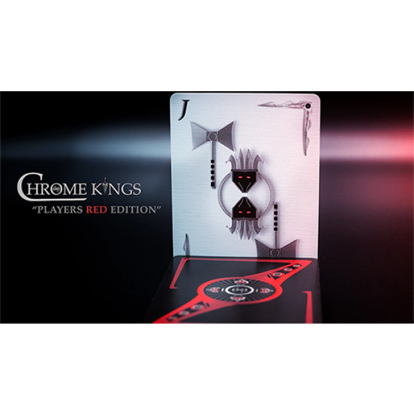 Mazzo di Carte Chrome Kings Limited Edition Playing Cards (Players Red Edition) by De'vo vom Schattenreich and Handlordz