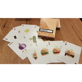 Mazzo di carte Burger Created by FLAMINKO Playing Cards