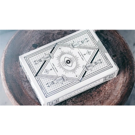 Mazzo di Carte Limited Edition White Luxor Playing Cards by Toomas Pintson