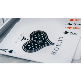 Mazzo di Carte Limited Edition White Luxor Playing Cards by Toomas Pintson