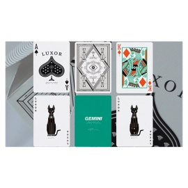 Mazzo di Carte Limited Edition White Luxor Playing Cards by Toomas Pintson