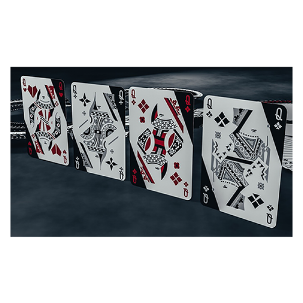 Mazzo di carte Bicycle Cardistry Black and White Playing Cards by De'vo vom Schattenreich and Handlordz