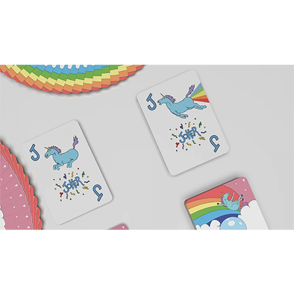 Mazzo di Carte Rainbow Unicorn Fun Time! Playing Cards by Handlordz - Special Edition