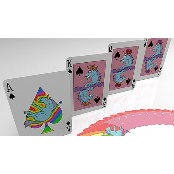Mazzo di Carte Rainbow Unicorn Fun Time! Playing Cards by Handlordz - Special Edition