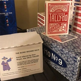 The Blind Wizard Deck Red (Gimmicks and Online Instructions) by Don Boyer