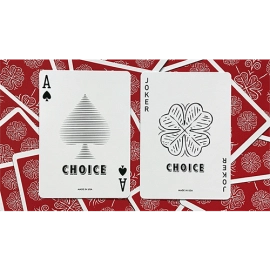 Mazzo di carte Choice Cloverback (Red) Playing Cards