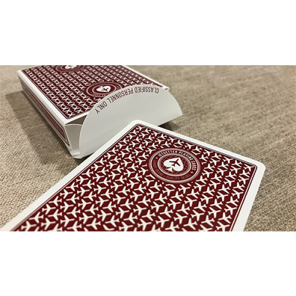 Mazzo di carte Premier Edition in Restricted Red by Jetsetter Playing Cards