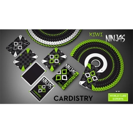 Mazzo di carte Cardistry Kiwi Ninjas (Green) Playing Cards by World Card Experts