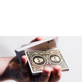 Mazzo di carte Superior Skull & Bones V2 (Black/Gold) Playing Cards by Expert Playing Card Co.