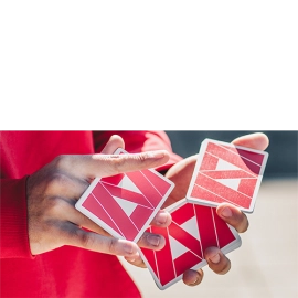 Mazzo di carte Limited Edition Mako Red Playing Cards by Toomas Pintson