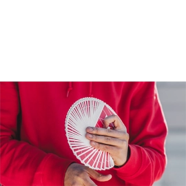 Mazzo di carte Limited Edition Mako Red Playing Cards by Toomas Pintson