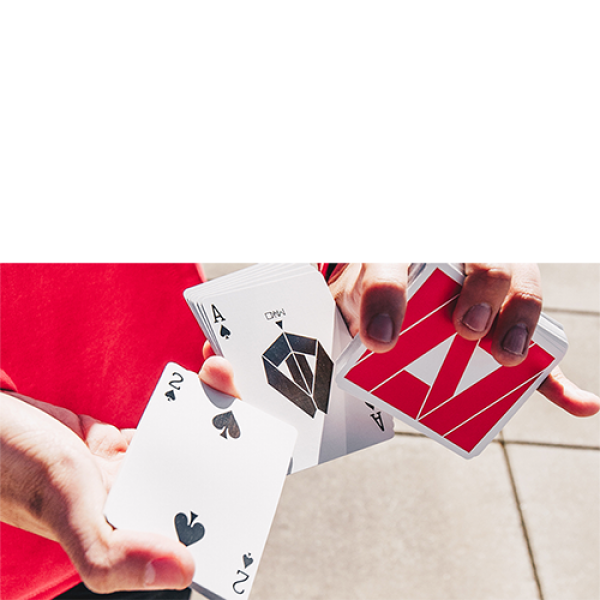 Mazzo di carte Limited Edition Mako Red Playing Cards by Toomas Pintson