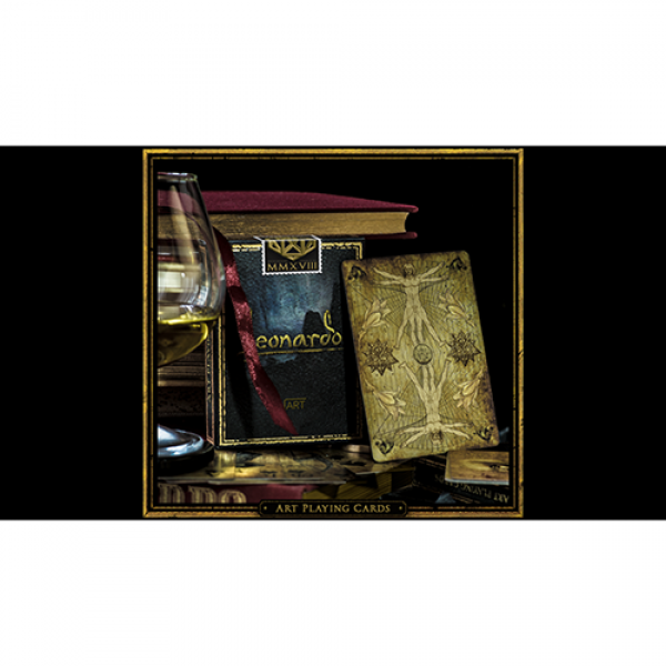 Mazzo di carte Leonardo MMXVIII Gold Edition by Art of Playing Cards