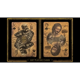 Mazzo di carte Leonardo MMXVIII Gold Edition by Art of Playing Cards