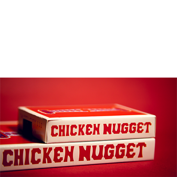 Jumbo Chicken Nugget Playing Cards - Red