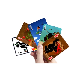 Mazzo di carte Pipmen Version 2: World Full Art by Elephant Playing Cards