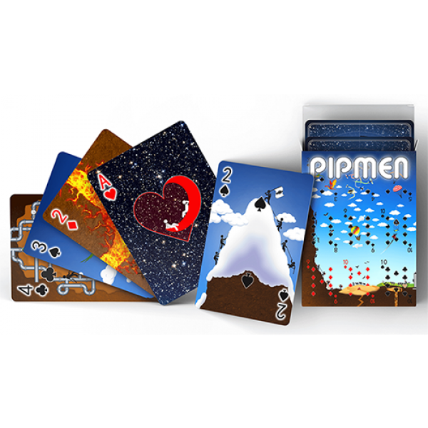 Mazzo di carte Pipmen Version 2: World Full Art Playing Cards by Elephant Playing Cards