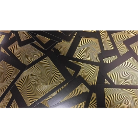 Mazzo di carte Royal Vortex Gold Foil Playing Cards Gemaco