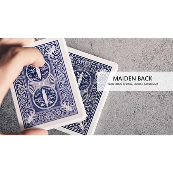 Mazzo di carte Bicycle Maiden Marked Playing Cards (Blue)