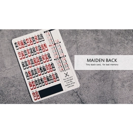 Mazzo di carte Bicycle Maiden Marked Playing Cards (Blue)