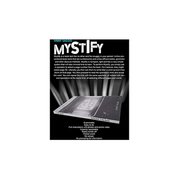 Mystify (Gimmicks and Online Instructions) by Vinny Sagoo