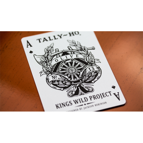 Mazzo di carte Olive Tally Ho Playing Cards by Jackson Robinson