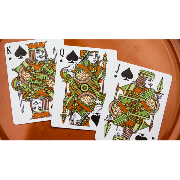 Mazzo di carte Olive Tally Ho Playing Cards by Jackson Robinson