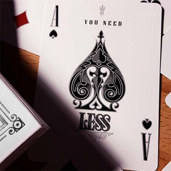 Mazzo di carte Less Playing Cards (Silver) by Lotrek