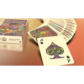 Mazzo di carte Masquerade: Mardi Gras Edition Playing Cards by Denyse Klette