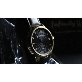 Infinity Watch V2 - Gold Case Black Dial Version (Gimmick and Online Instructions) by Bluether Magic