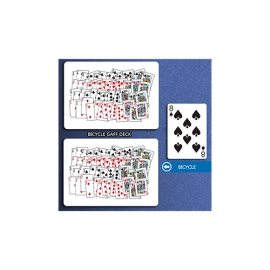 Mazzo di carte Bicycle Gaff Rider Back (Red) Playing Cards by Bocopo