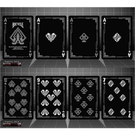 Mazzo di carte Limited Edition Bicycle Grid Blackout Playing Cards