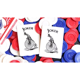 Mazzo di carte Limited Edition Bicycle Faro (Blue) Playing Cards