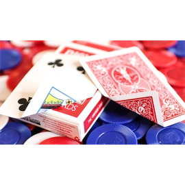 Mazzo di carte Limited Edition Bicycle Faro (Red) Playing Cards