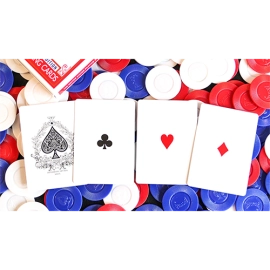 Mazzo di carte Limited Edition Bicycle Faro (Red) Playing Cards