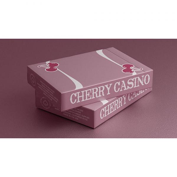 Mazzo di carte Cherry Casino Flamingo Quartz (Pink) Playing Cards By Pure Imagination Projects