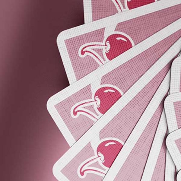 Mazzo di carte Cherry Casino Flamingo Quartz (Pink) Playing Cards By Pure Imagination Projects