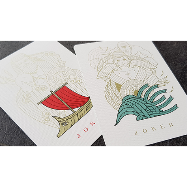 Mazzo di carte Odissea Neptune Playing Cards by Giovanni Meroni