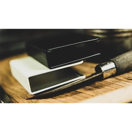 Litchi Grain Leather Clip (Ivory) by TCC - Card Clip