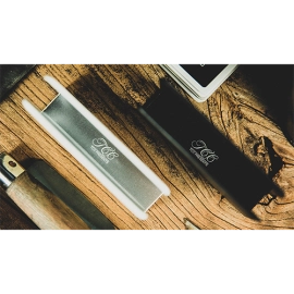 Litchi Grain Leather Clip (Ivory) by TCC - Card Clip