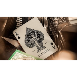 Mazzo di carte Limited Edition Green Tycoon Playing Cards by theory11