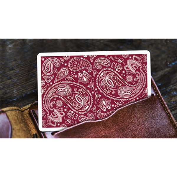 Mazzo di carte Limited Edition Paisley (Ruby Red) Playing Cards