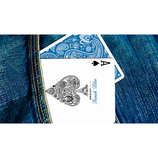 Mazzo di carte Limited Edition Paisley (French Blue) Playing Cards