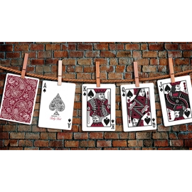 Special Edition Diamon Playing Cards Paisley Box Set (Ruby Red and French Blue) (set di 2 mazzi)